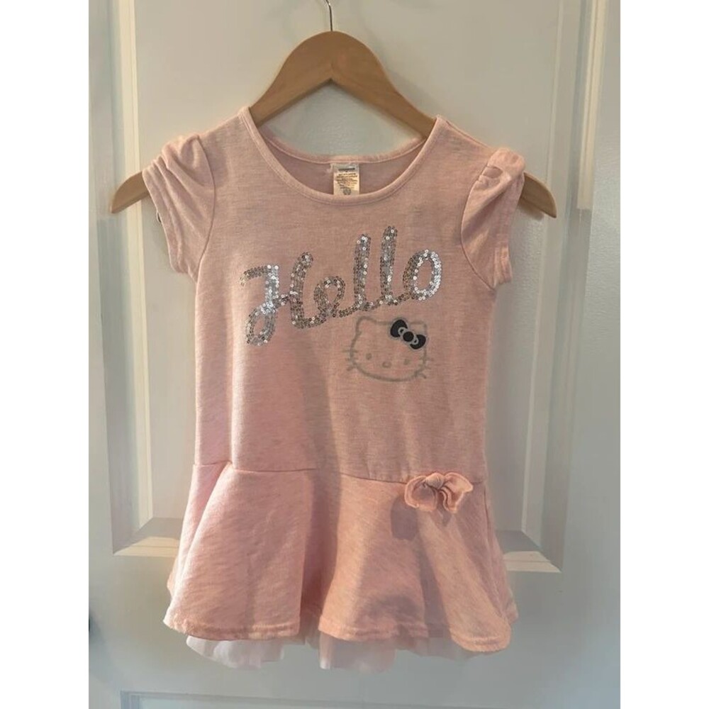 Hello Kitty Pink Shirt with Sequence Character Size 6x